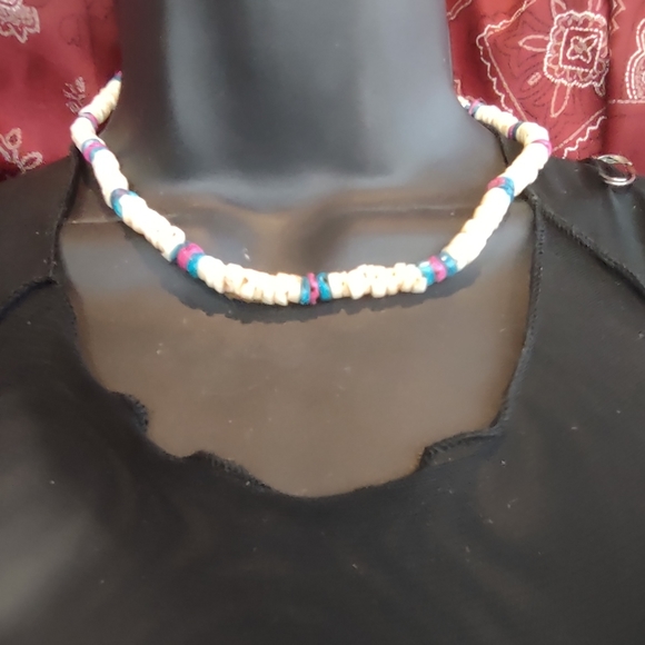 VTG 80s puke shell necklace - Picture 7 of 8